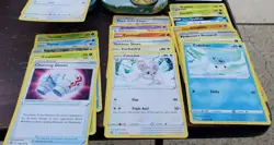 Pokemon TCG Sinnoh Stars Mini Tin Munchlax Drifloon - 2 Packs + Coin + Art Card - Image 3