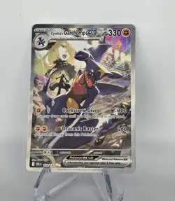 Pokemon TCG Cynthia's Garchomp EX Holo Card 232/182 Sv10: Destined Rivals NM - Image 2