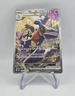 Pokemon TCG Cynthia's Garchomp EX Holo Card 232/182 Sv10: Destined Rivals NM - Image 3