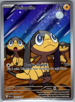 Helioptile 143/132 ME01: Mega Evolution - Pokemon Card - NM - Image 1