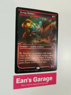 MTG Scrap Welder 368 NEO Hamigawa Neon Dynasty Soft Glow Frame Rare Foil - Mint - Image 2