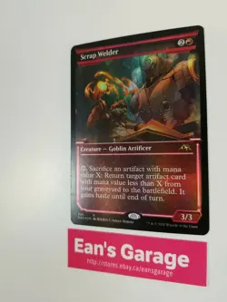 MTG Scrap Welder 368 NEO Hamigawa Neon Dynasty Soft Glow Frame Rare Foil - Mint - Image 3