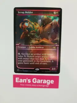 MTG Scrap Welder 368 NEO Hamigawa Neon Dynasty Soft Glow Frame Rare Foil - Mint - Image 4