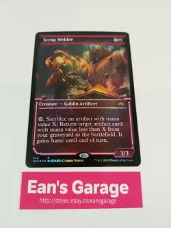 MTG Scrap Welder 368 NEO Hamigawa Neon Dynasty Soft Glow Frame Rare Foil - Mint - Image 5