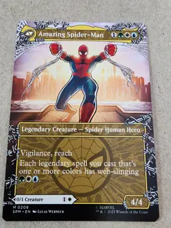Peter Parker - #208 (Borderless) Marvel's Spider-Man Regular - Mtg - Image 2