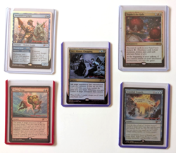 Magic the Gathering Happy Holidays LP MTG Foils set of 5 (2019-2023) Mint - Image 1