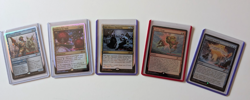 Magic the Gathering Happy Holidays LP MTG Foils set of 5 (2019-2023) Mint - Image 2
