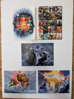 Magic the Gathering Happy Holidays LP MTG Foils set of 5 (2019-2023) Mint - Image 3