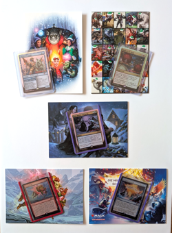 Magic the Gathering Happy Holidays LP MTG Foils set of 5 (2019-2023) Mint - Image 4