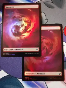 (NM) Mountain (x2) Foil - MTG: THB 253/254 - Image 1