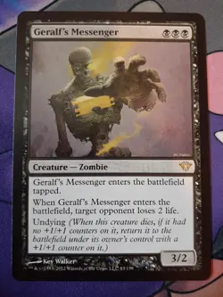 (NM/LP) Geralf's Messenger - MtG: Dark Ascension - Image 1