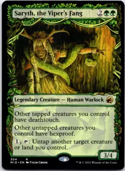 Saryth, the Viper's Fang (Showcase) - Innistrad: Midnight Hunt - 304 NM - Image 1