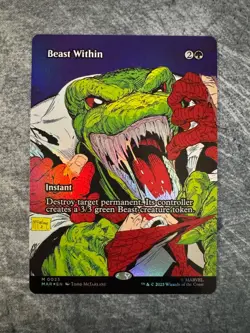 Beast Within (Borderless) - Marvel Universe Eternal-Legal - NM Foil - Image 1