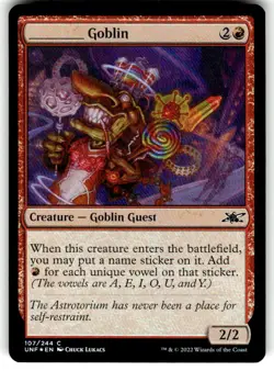 _____ Goblin Unfinity Foil MTG NM - Image 1