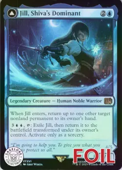 MTG Jill, Shiva's Dominant (58) | NM Foil | Final Fantasy {FIN} - Image 1