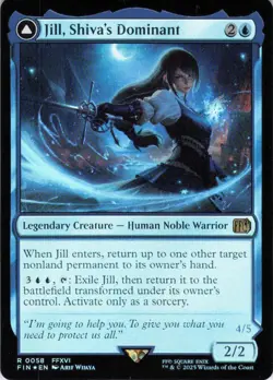MTG Jill, Shiva's Dominant (58) | NM Foil | Final Fantasy {FIN} - Image 2