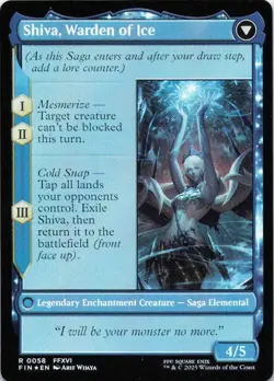 MTG Jill, Shiva's Dominant (58) | NM Foil | Final Fantasy {FIN} - Image 3