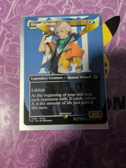 MTG Magic the Gathering Hope Estheim Borderless FIN! - Image 2