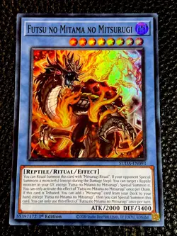 Futsu No Mitama No Mitsurugi SUDA-EN093 Yugioh 1st Edition (New) Super Rare - Image 1