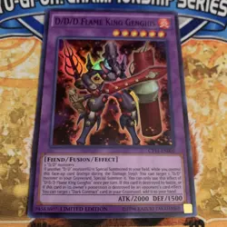 Yugioh D/D/D Flame King Genghis CT13-EN005 NM - Image 1