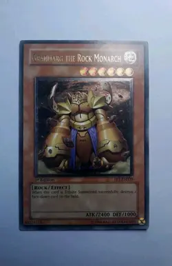 Yugioh Granmarg The Rock Monarch FET-EN009 1st Ed Ultimate Rare NM - Image 1
