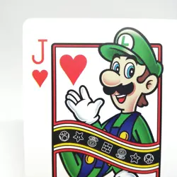 Luigi heart J Super Mario Bros World playing CARD trump CLUB MADE IN JAPAN - Image 2