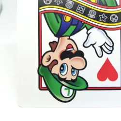 Luigi heart J Super Mario Bros World playing CARD trump CLUB MADE IN JAPAN - Image 4