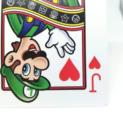 Luigi heart J Super Mario Bros World playing CARD trump CLUB MADE IN JAPAN - Image 5