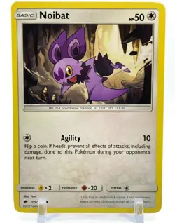 Pokemon Sun & Moon Burning Shadows 109/147 Noibat 4X Mint/NM 4 Cards Playset X4 - Image 2