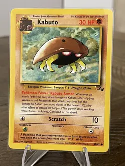 Pokemon TCG Kabuto 50/62 Fossil Unlimited Card WOTC Near Mint - Mint - Image 5
