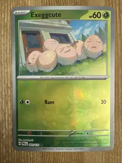 Exeggcute Pokeball Reverse Holo 001/131 Prismatic Evolutions Pokemon Card NM - Image 1
