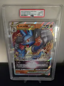 Lucario VSTAR SWSH214 Jumbo Cards Holo for sale online - Image 1