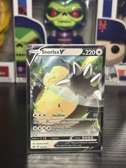 Snorlax V #141/202 - Sword & Shield - Ultra Rare Holo Pokemon Card - Image 1