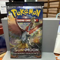 Pokemon TCG: Sun & Moon-Burning Shadows Booster Pack (10 Cards) 820650802300 - Image 1