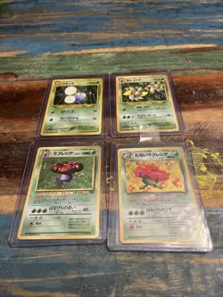 Pokemon Japanese Card Lot X4 Holos All Nice Vintage Old Back Pocket Monster Foil - Image 1