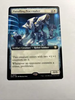 Patrolling Peacemaker Extended Art Commander: Edge of Eternities + Bonus Card!!! - Image 1