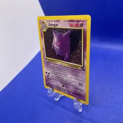Pokemon TCG Gengar Fossil Holo Card 5/62 Unlimited Rare LP/MP - Image 3