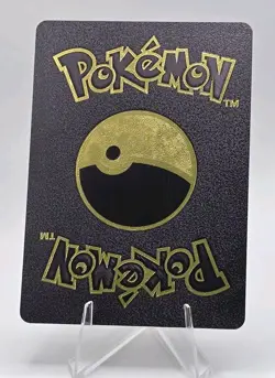 Pokemon Charizard VMAX 330hp Black Vinyl Gold Foil Fan Art Collector Card TCG - Image 2