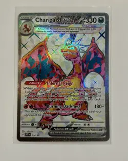 Pokemon TCG Charizard EX SVP056 Black Star Holo Promo Card #056 - Image 2