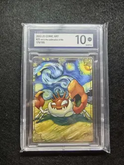 Pokemon TCG Card S-ChineseCOMIC Art 10 179/195 Kingler KMHY10--j05 - Image 1