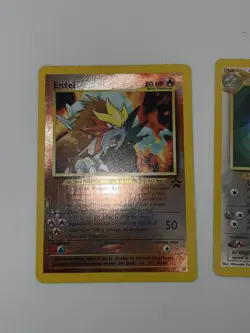 Pokemon Entei Promo And Scizor Promo Black star Promo Cards Vintage LP - Image 4