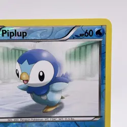 Piplup 27/108 Reverse Holo Black & White Dark Explorers Pokemon Card 2012 - Image 3