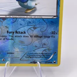 Piplup 27/108 Reverse Holo Black & White Dark Explorers Pokemon Card 2012 - Image 5