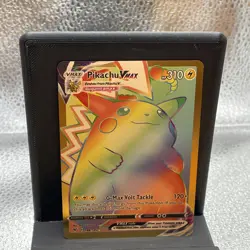 Pokemon Pikachu VMAX 188/185 METAL GOLD CARD Card Collectible/Gift/Display P2 - Image 1