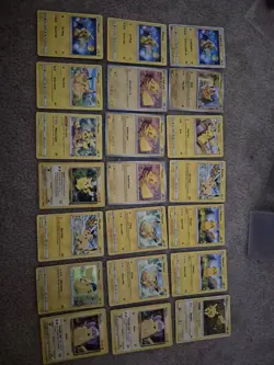 21 Card Lot of Pikachu Pokemon TCG (Some Vintage, 1 Holo, Most Bulk) - Image 1