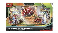 Pokemon Trading Card Game Incineroar ex and Torterra ex Special Collection Box - Image 1