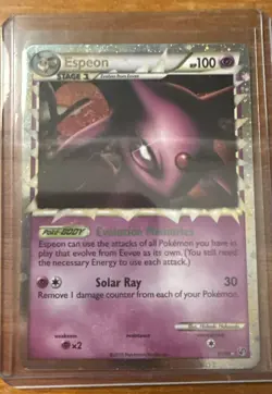 NEAR MINT Espeon Prime 81/90 Undaunted Holo Rare Pokemon Card Vintage - Image 1