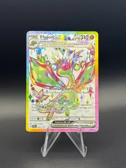 Pokemon Card Flygon ex 222/191 Surging Sparks Full Art Ultra Rare Holo Near Mint - Image 1