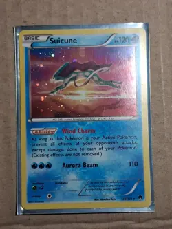 Pokemon TCG Suicune Holo Rare Card Breakpoint 30/122 - Image 1