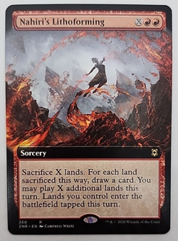 Nahiri's Lithoforming (Extended Art) Zendikar Rising ZNR Magic MTG - Image 1